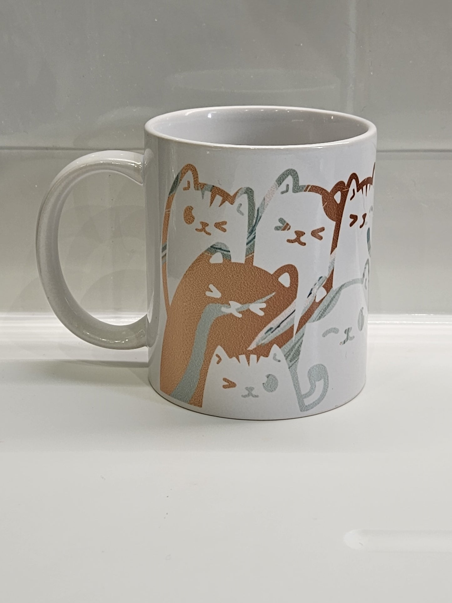 Cat Crew Mug, Fun Mug, Novelty, Gift