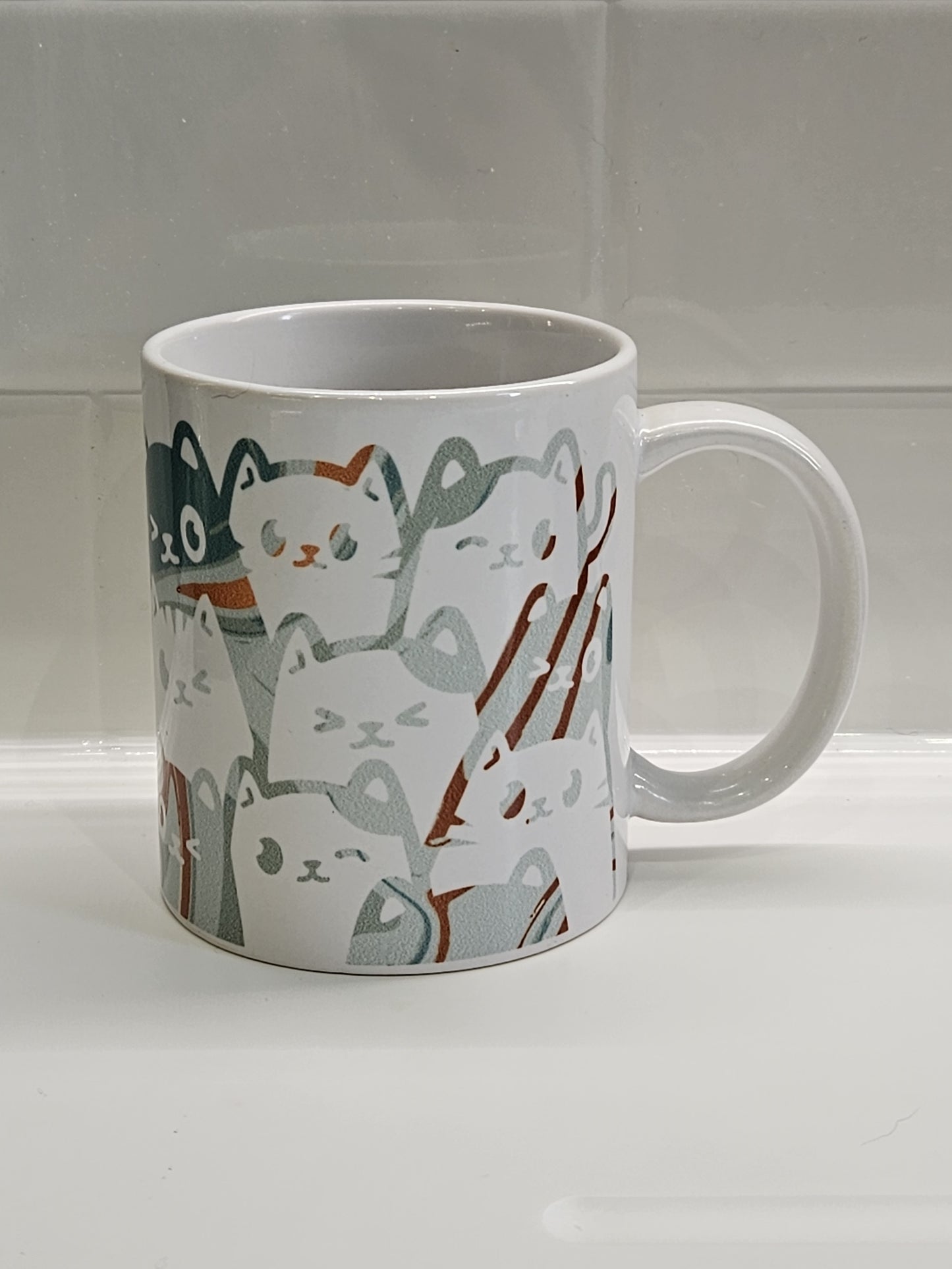 Cat Crew Mug, Fun Mug, Novelty, Gift
